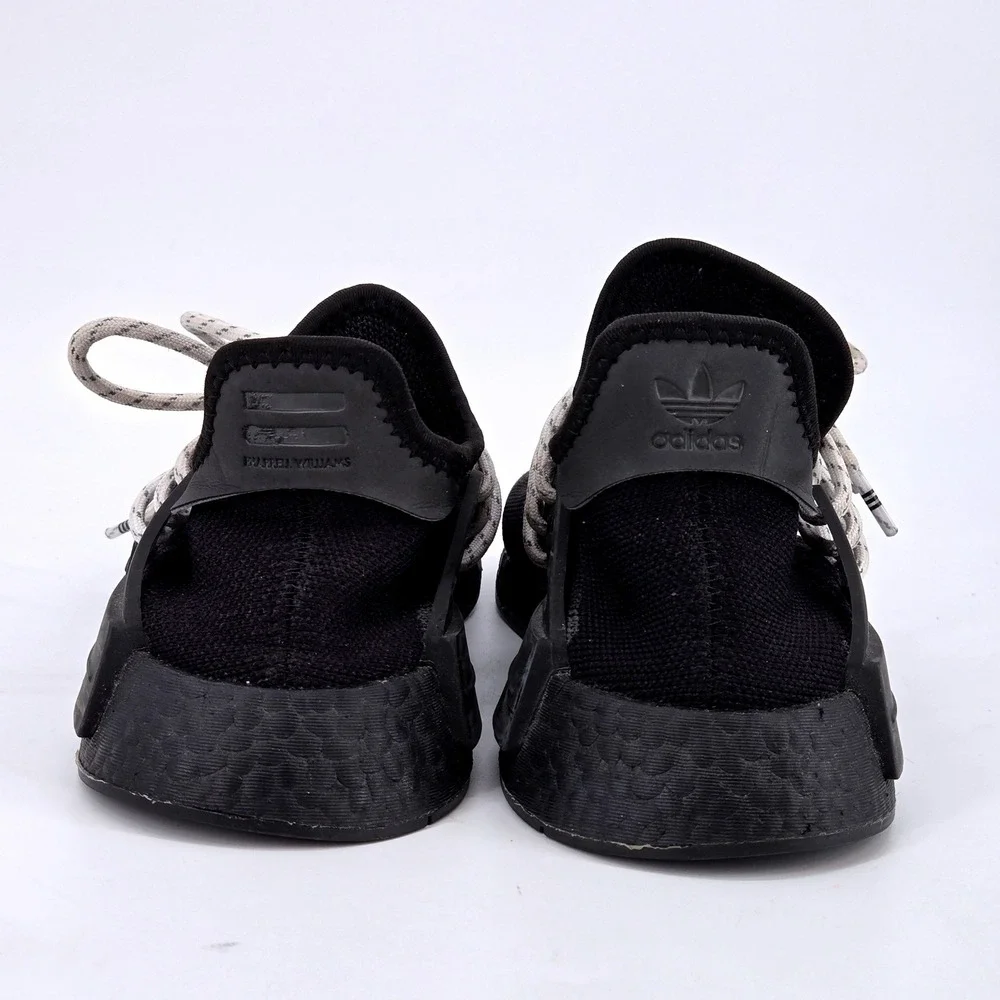 adidas Pharrell x NMD Human Race Black White Speckled Laces Men‎ Size 7 GY0093